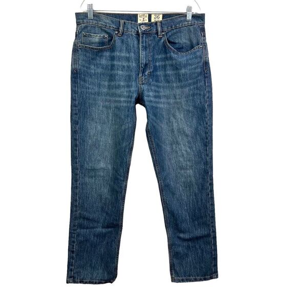 Red Head Brand Co Jeans‎ Straight Leg 5 Pocket Zip Fly Blue Men Size 36Wx30L - Picture 1 of 6